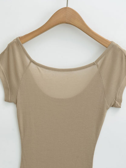 Square Collar Top for Women | Tajstylo