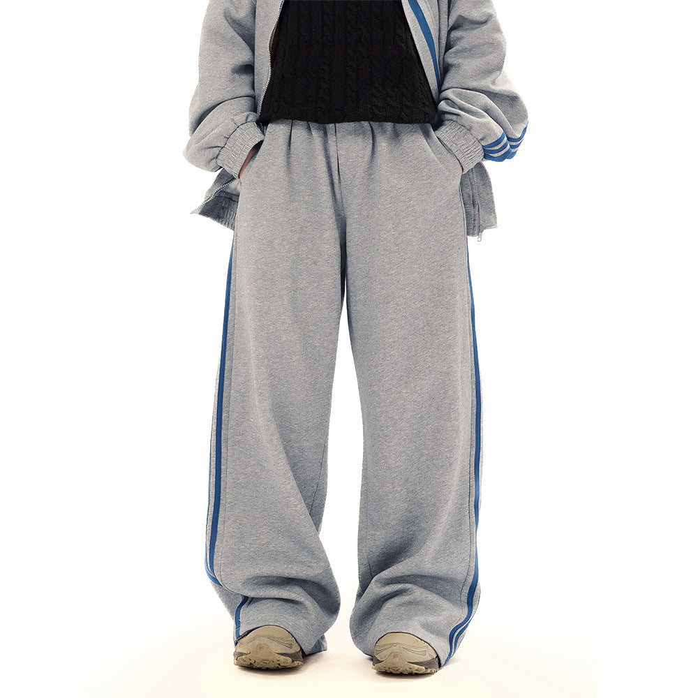 Solid Color Sports Leisure Jacket and Pants Set | Tajstylo