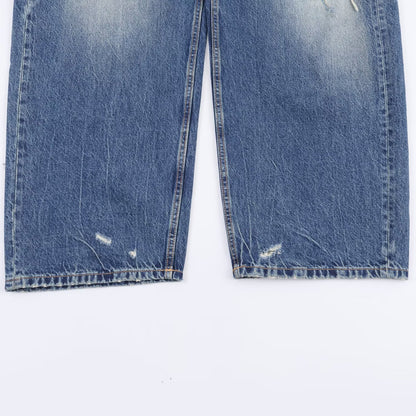 Mid Waist Ripped Straight Leg Jeans | Tajstylo