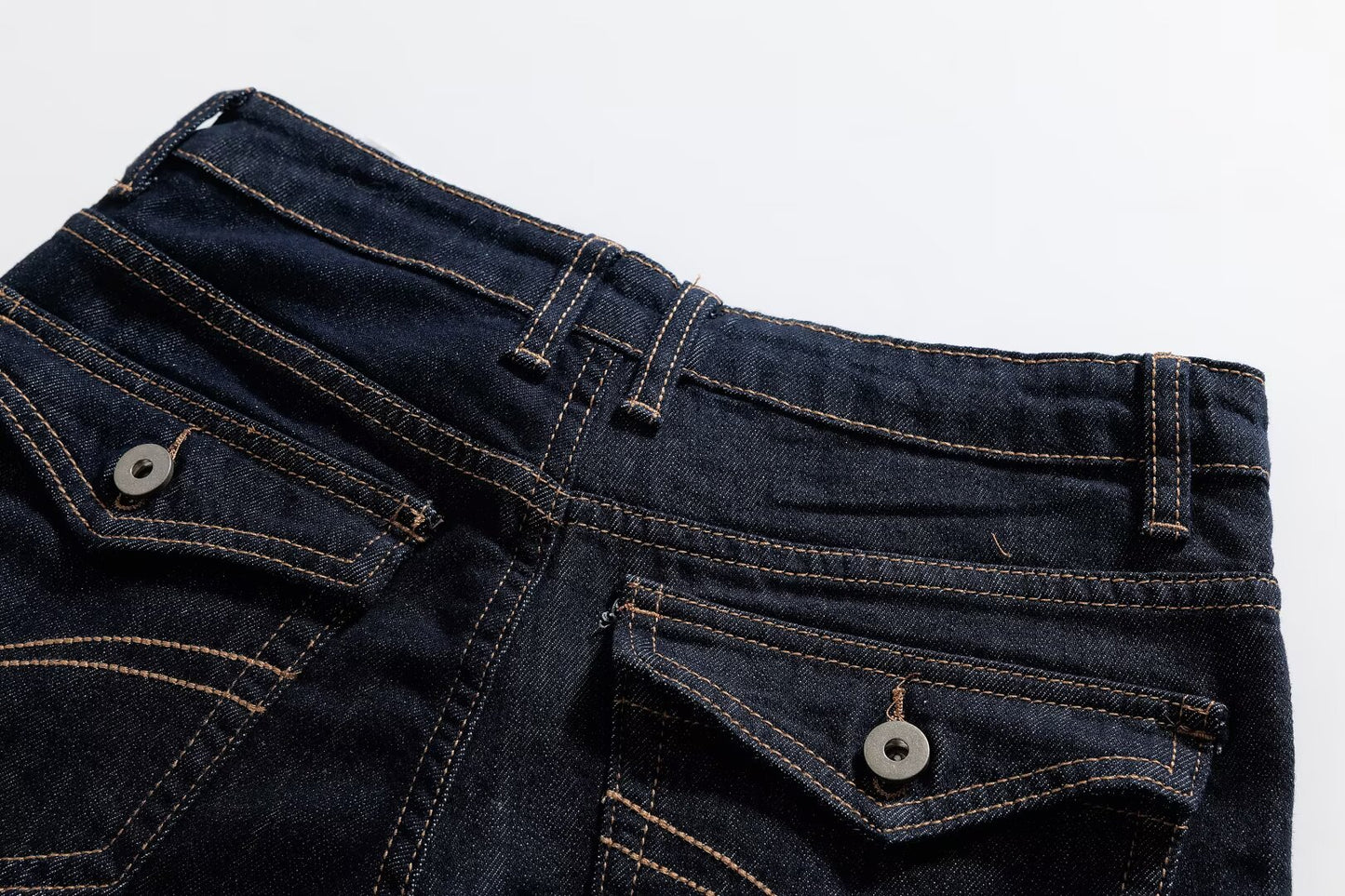 Classic Versatile Denim Flared Pants | Tajstylo