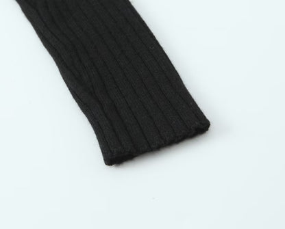 V-Neck Hollowed Out Slim Fit Top | Tajstylo