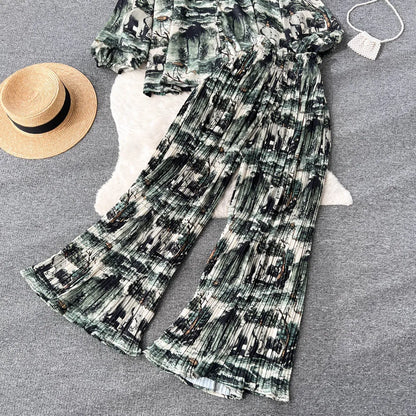 Chic Two Piece Set Top and Pants | Tajstylo