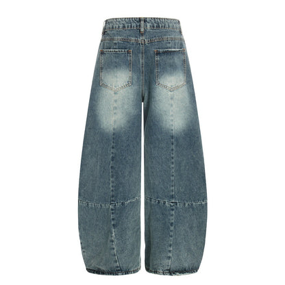 Color Blocked Denim Pants | Tajstylo