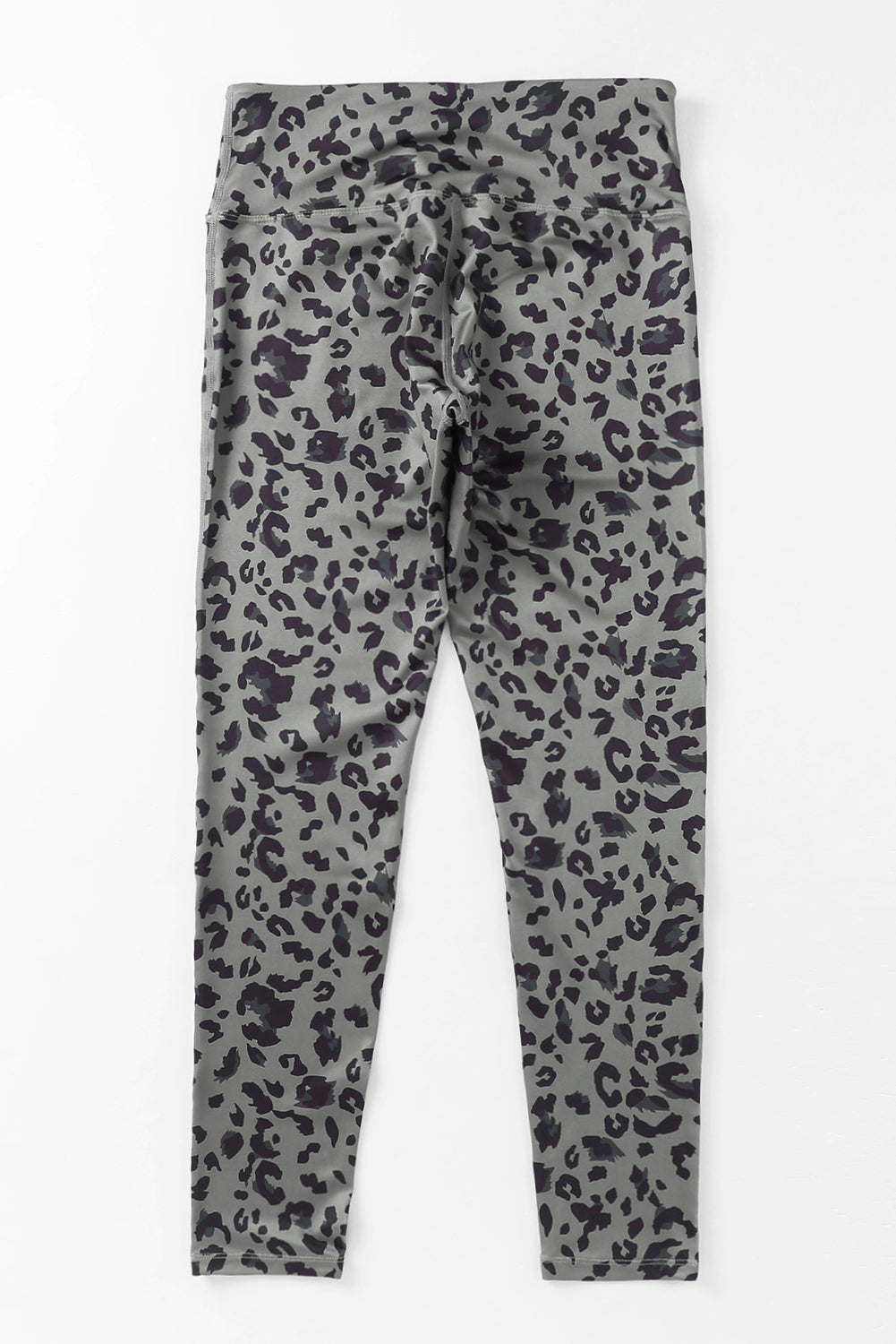 Woman wearing Classic Leopard Print Active Leggings in an urban setting