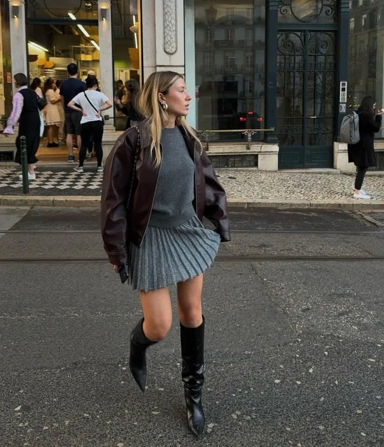 Casual Suede Jacket | Tajstylo