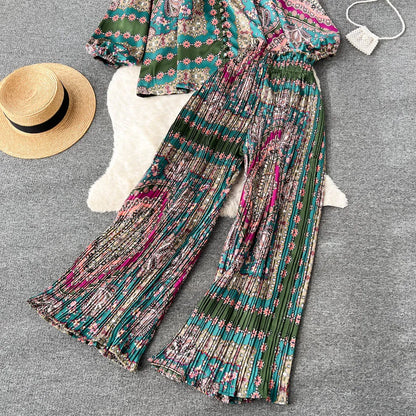 Chic Two Piece Set Top and Pants | Tajstylo