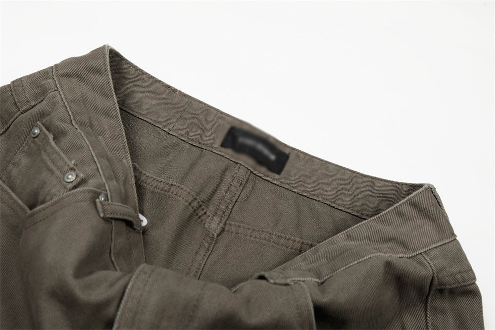 Loose Straight Fit Denim Pants | Tajstylo
