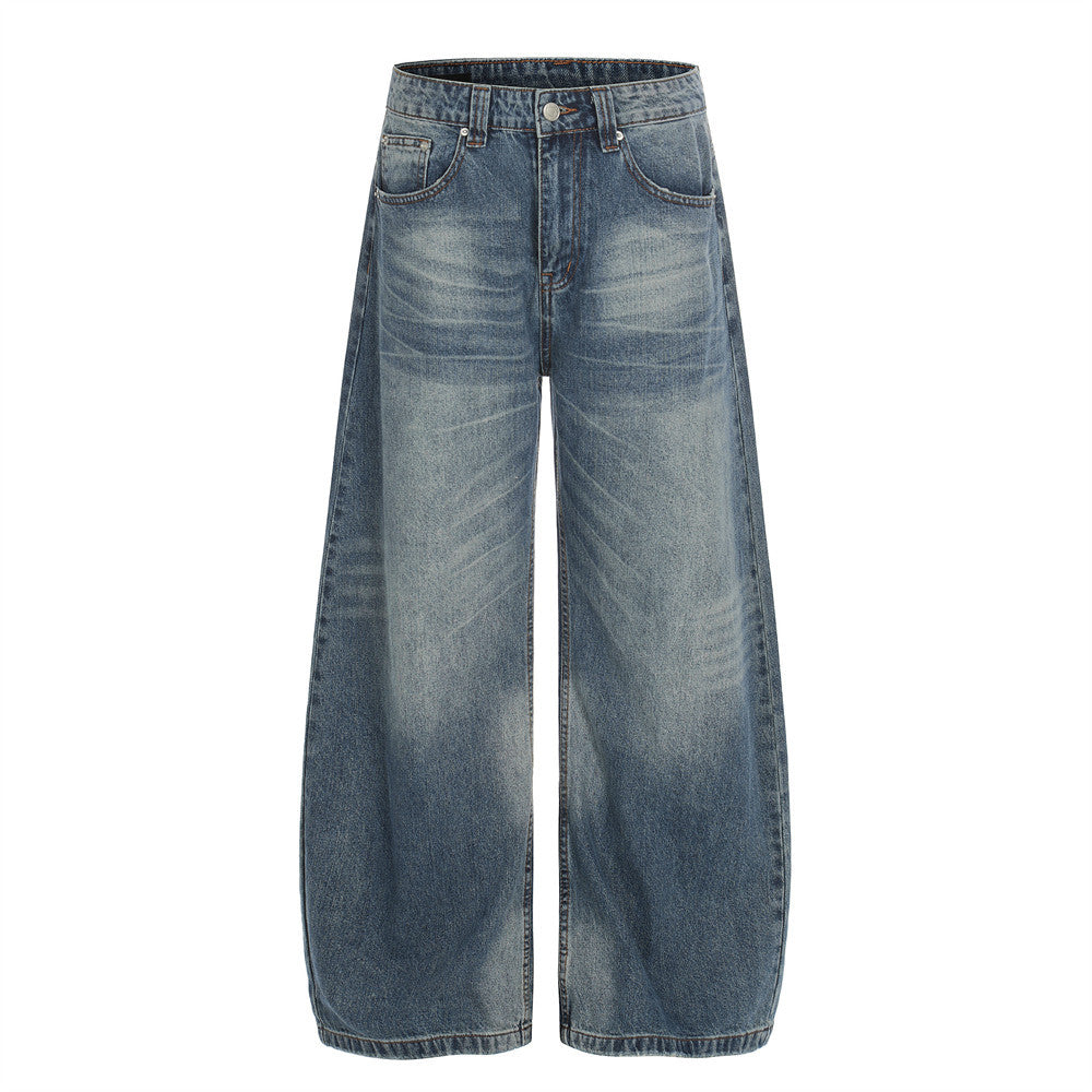 Distressed Blue Denim Jeans | Tajstylo