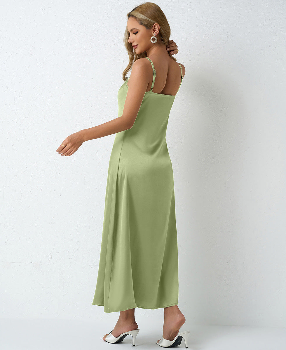 Pleated Sleeveless Dress | Tajstylo