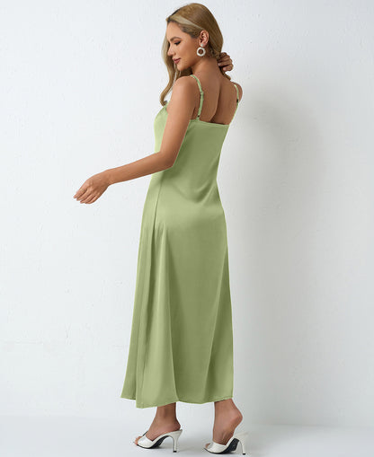 Pleated Sleeveless Dress | Tajstylo