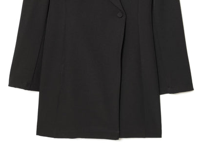 Fitted Suit Dress Wrap Waist A-Line Mini Skirt | Tajstylo
