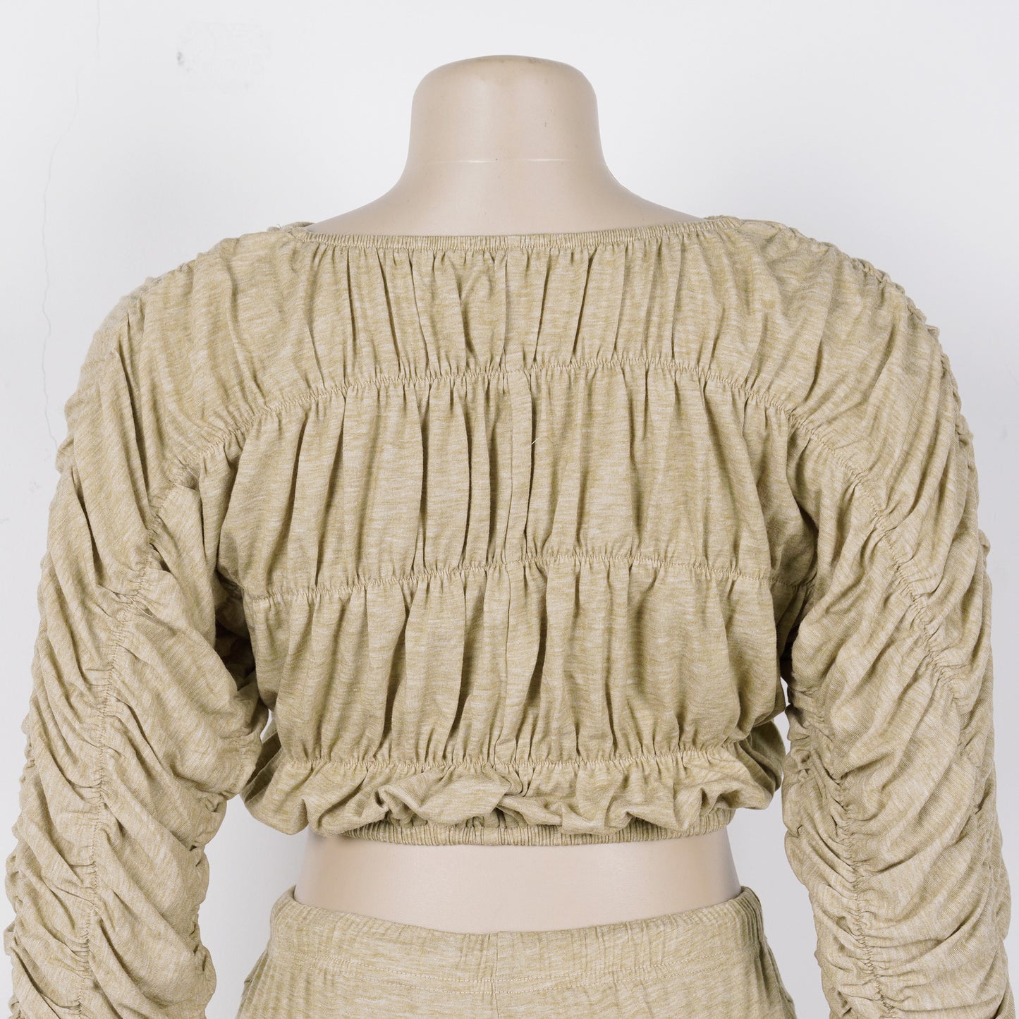 Flattering Two Piece Set with Crop Top and Flared Pants | Tajstylo