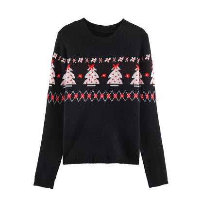 Christmas Series Knitted Top and Skirt Set | Tajstylo