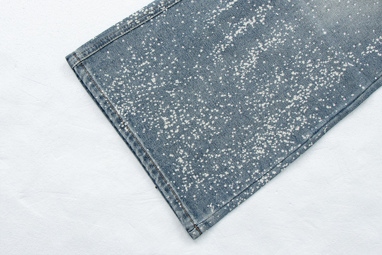 Starry Sky Painted Design Denim Pants | Tajstylo