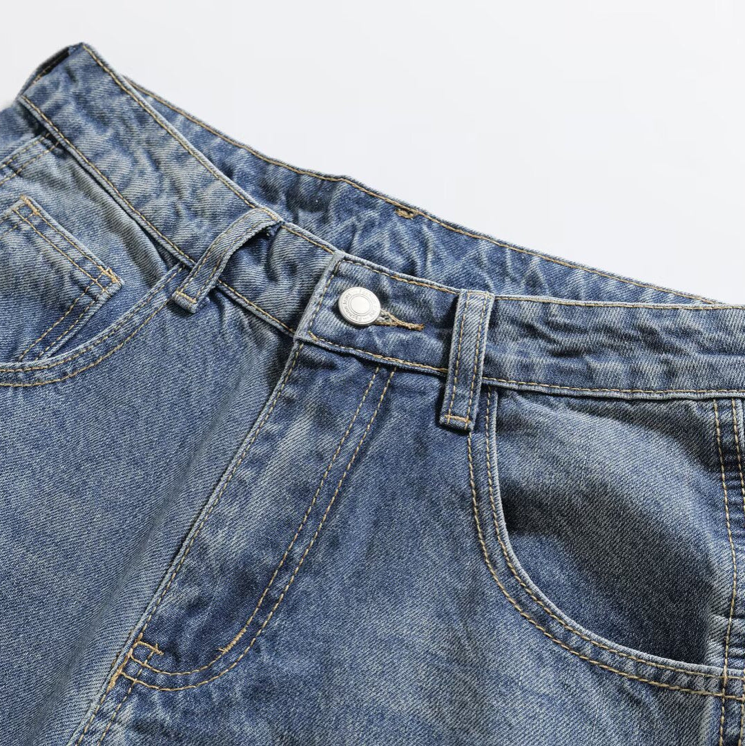 Woman wearing Classic Denim Jeans in a casual setting