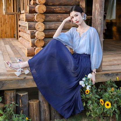 Elegant A-Line Skirt for Women | Tajstylo