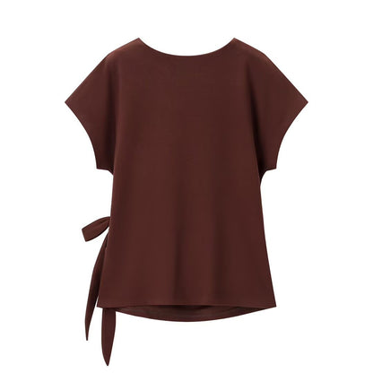 Knot Detail Top and Flute Midi Skirt Set | Tajstylo