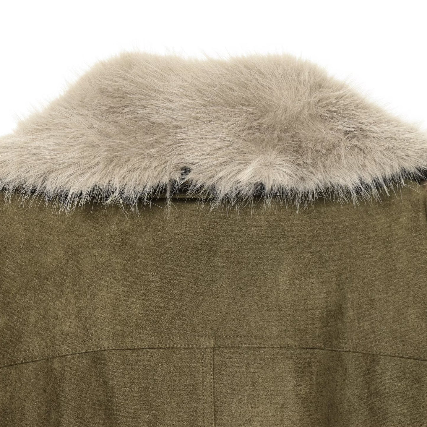 Artificial Fur Suede Texture Jacket | Tajstylo