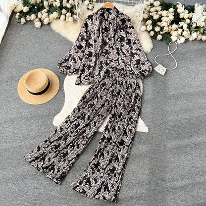 Chic Two Piece Set Top and Pants | Tajstylo