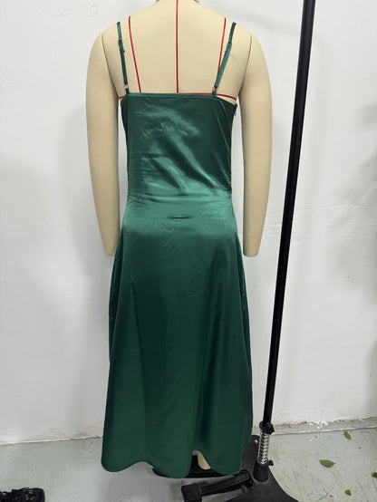Pleated Sleeveless Dress | Tajstylo