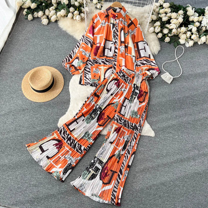 Chic Two Piece Set Top and Pants | Tajstylo