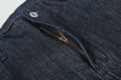 Wide Leg Denim Pants with Zipper Fly | Tajstylo