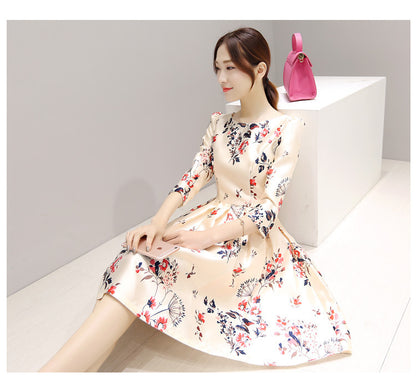 Chic Korean Style Mid Length Dress | Tajstylo