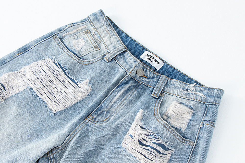 Vintage Distressed Wide Leg Jeans | Tajstylo