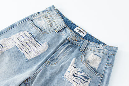 Vintage Distressed Wide Leg Jeans | Tajstylo