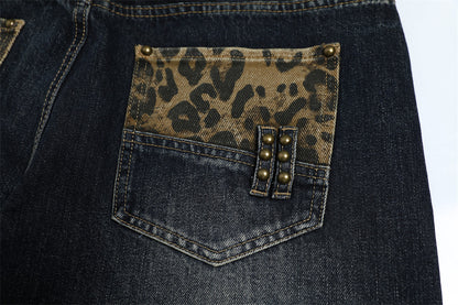 Black Denim Straight Leg Jeans | Tajstylo