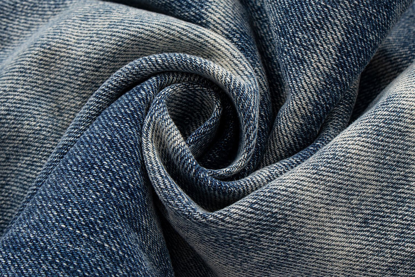 Vintage Washed Wide Leg Denim Pants | Tajstylo