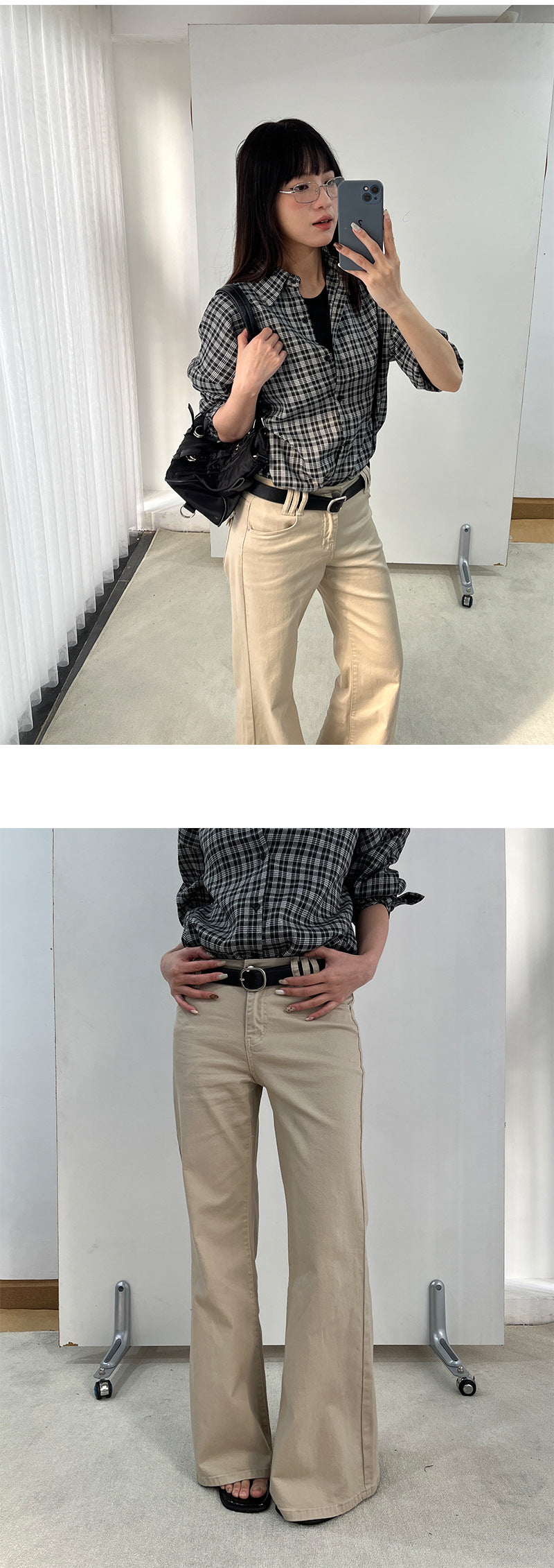 Street Style Flared Denim Jeans | Tajstylo