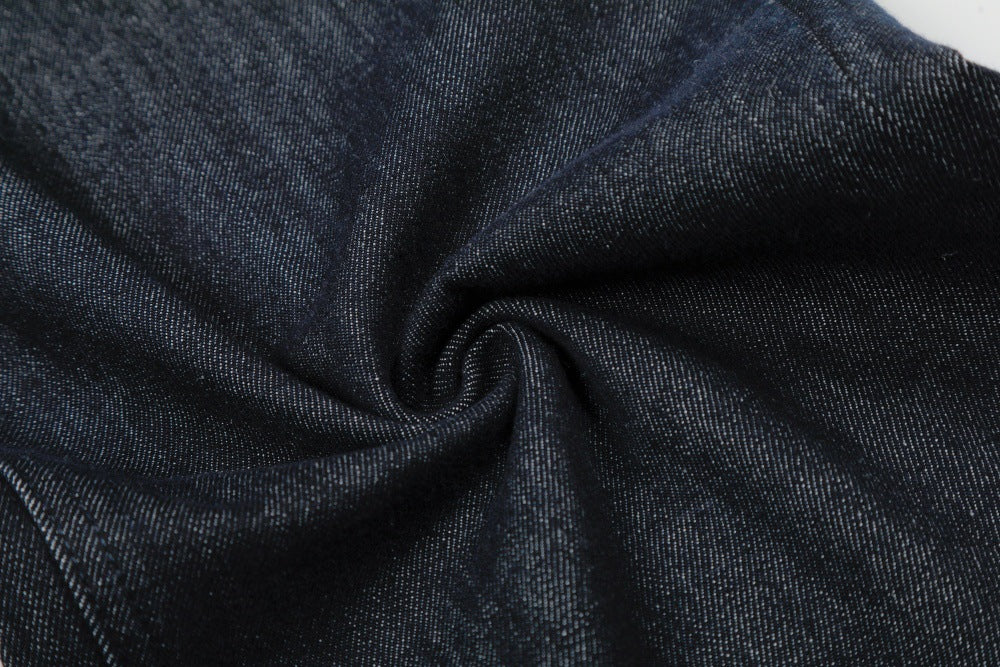 Wide Leg Denim Pants with Zipper Fly | Tajstylo