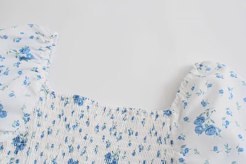 Chic Printed Long Dress | Tajstylo