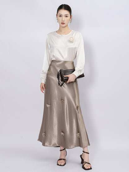 3D Floral Skirt for Women | Tajstylo