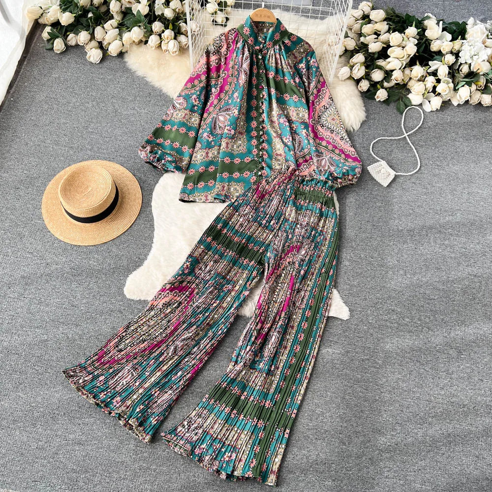 Chic Two Piece Set Top and Pants | Tajstylo