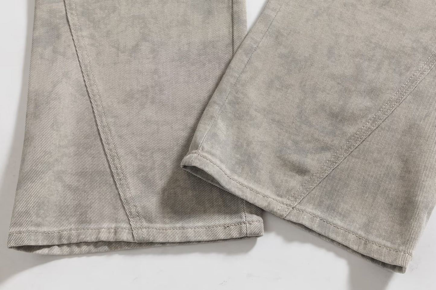 Deep Space Gray Tie-Dye Straight Leg Jeans | Tajstylo