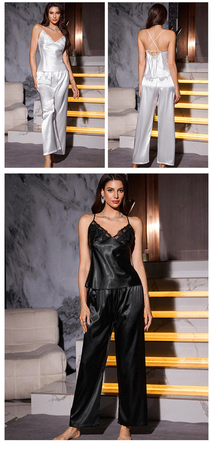 Backless Strap Dress Sleepwear Set | Tajstylo