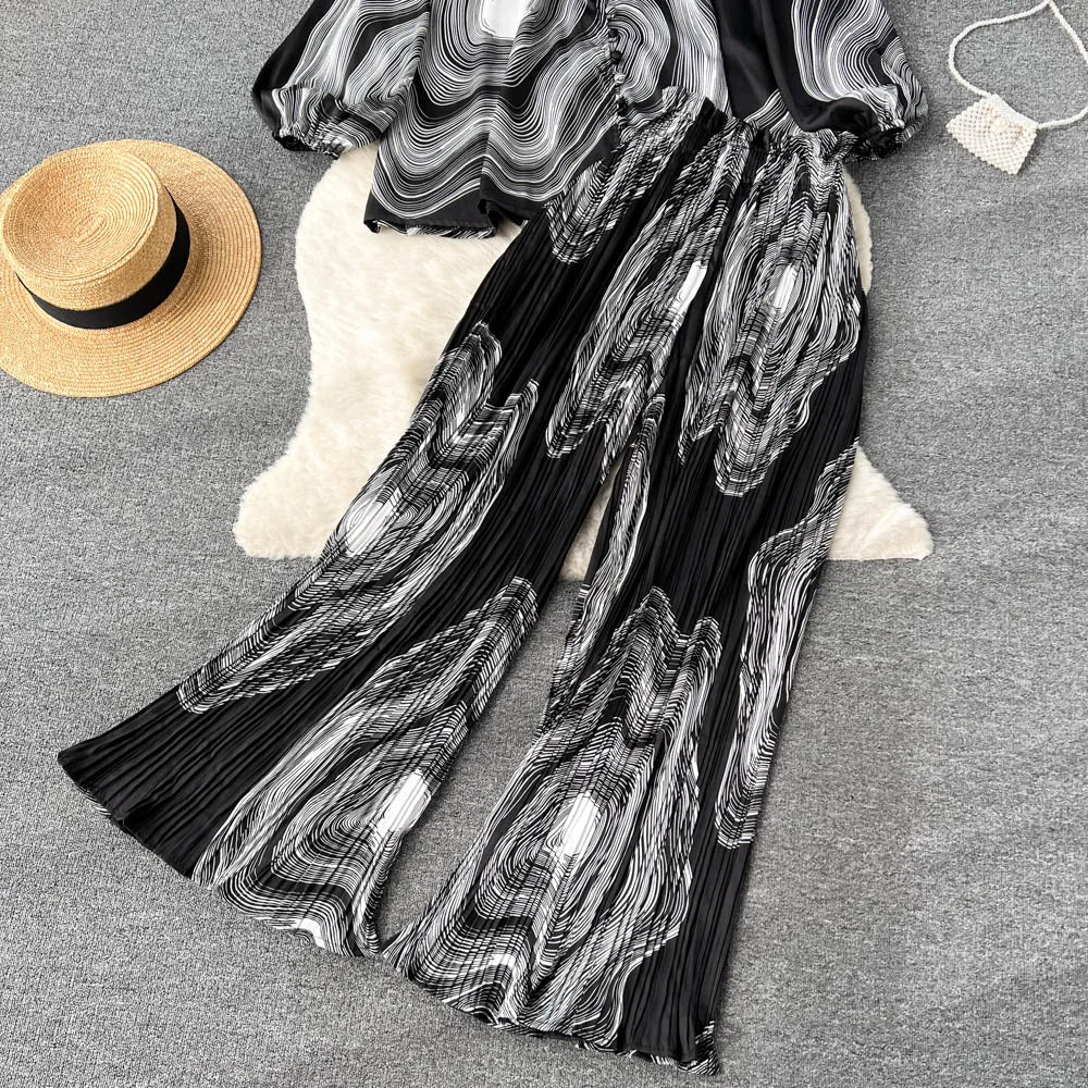 Chic Two Piece Set Top and Pants | Tajstylo