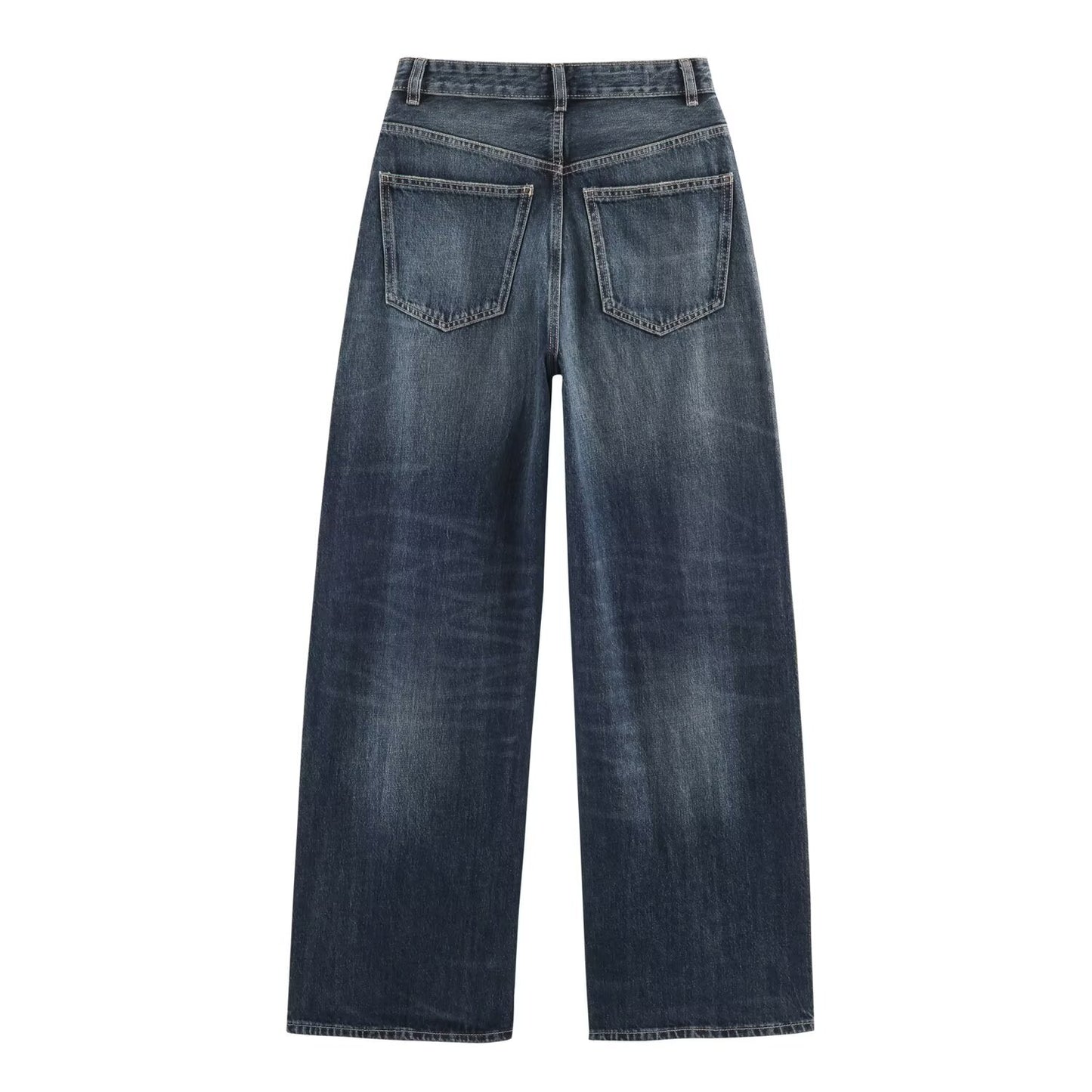 Woman wearing Casual Wide Leg High Waist Pants in a stylish urban setting
