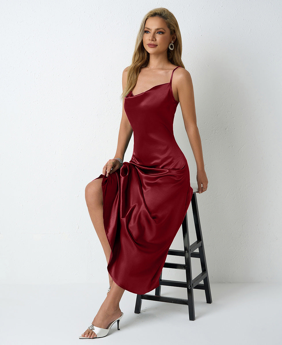 Pleated Sleeveless Dress | Tajstylo