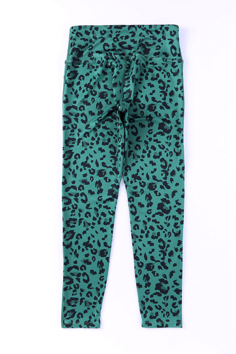 Woman wearing Classic Leopard Print Active Leggings in an urban setting