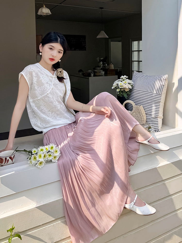 Elegant A-Line Skirt for Women | Tajstylo