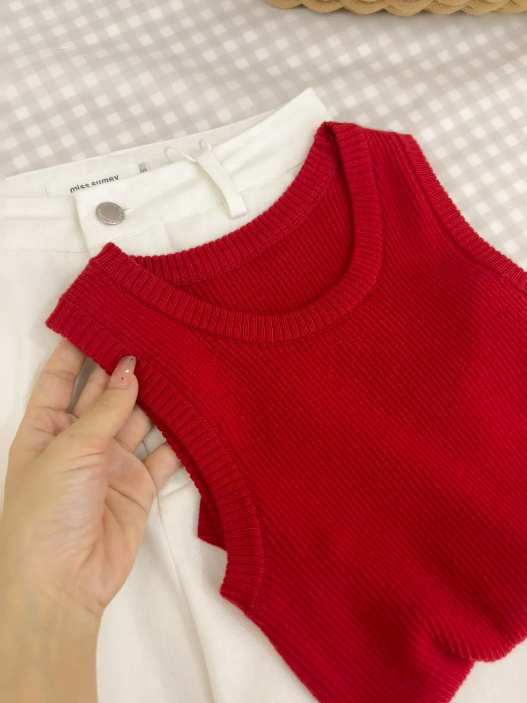 Knitted Camisole Top | Tajstylo
