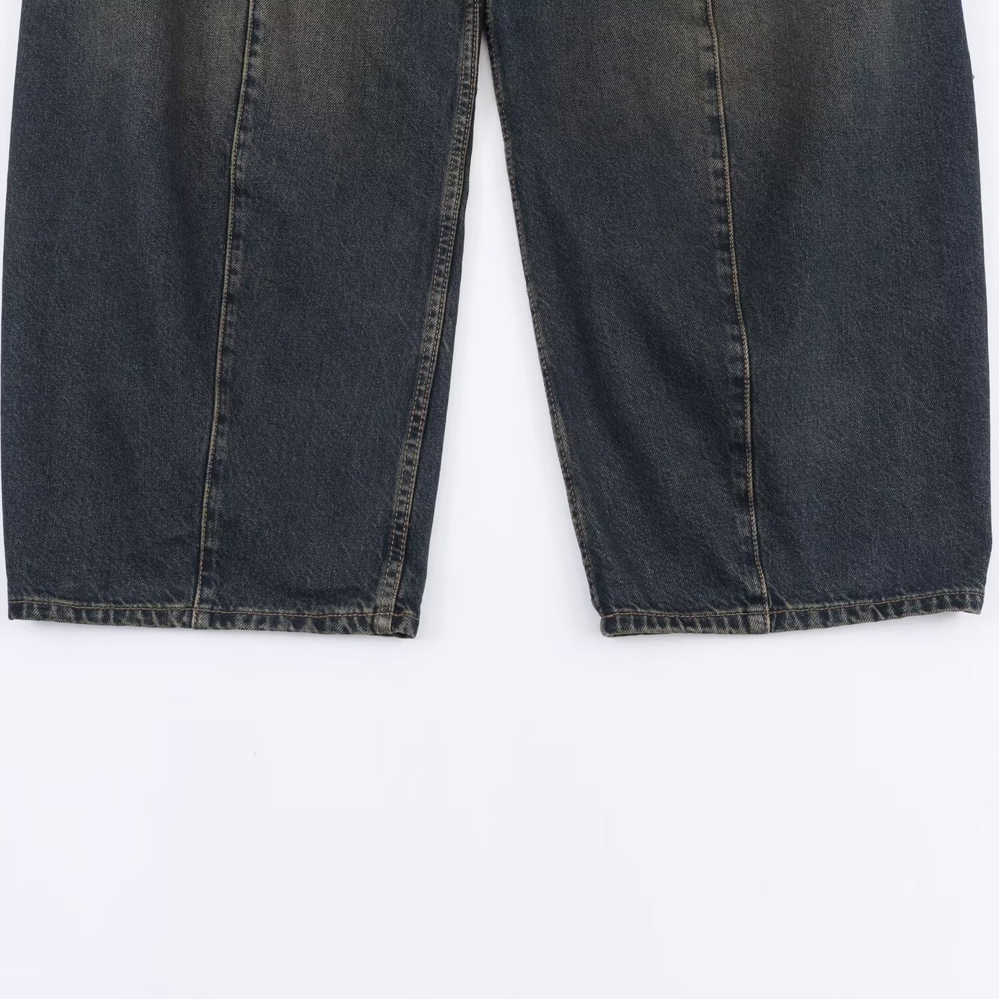 High Waist Baggy Bucket Jeans | Tajstylo