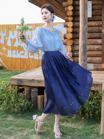 Elegant A-Line Skirt for Women | Tajstylo