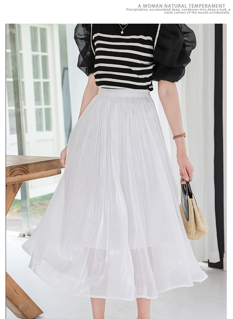 Elegant A-Line Skirt for Women | Tajstylo
