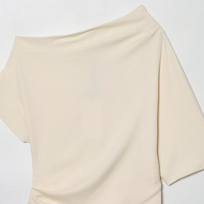 Asymmetric Pleated Shirt | Tajstylo