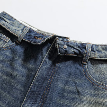 Woman wearing High-Waisted Classic Jeans in a casual setting