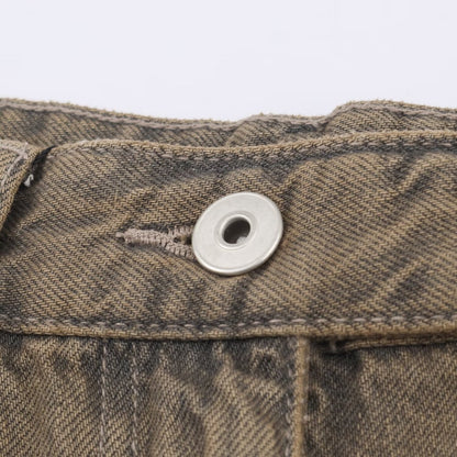 High Waist Baggy Bucket Jeans | Tajstylo